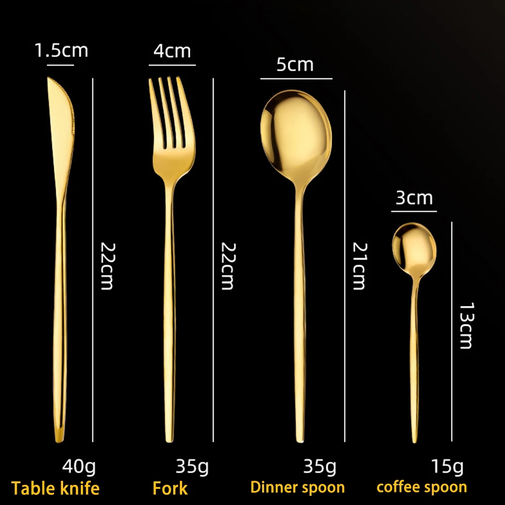 (1 комплект) нож и вилка из нержавеющей стали 304 ложка столовые приборы в западном