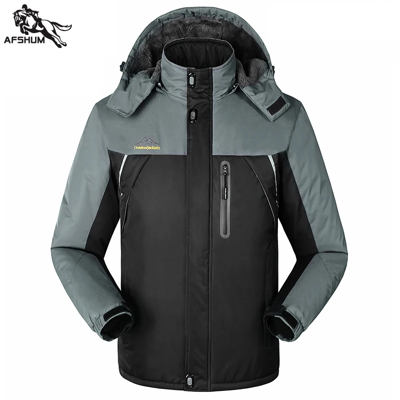 Зимнее пальто для мужчин 6XL 7XL 8XL 9XL куртка плюс толстые бархатные куртки Мужская