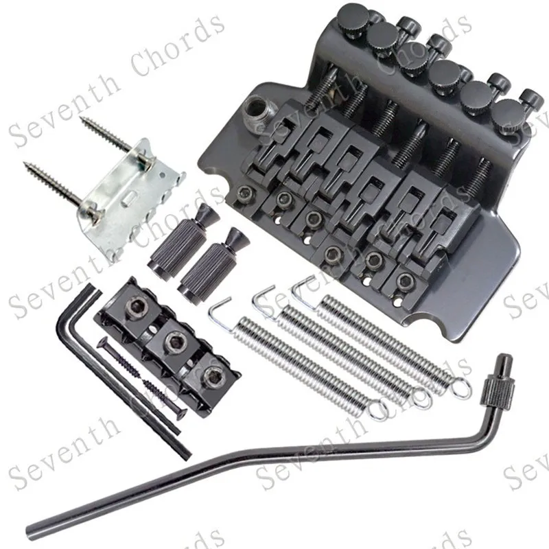 Набор электрогитары с тремоло-мост двойная блокировка сицием хром Черное золото