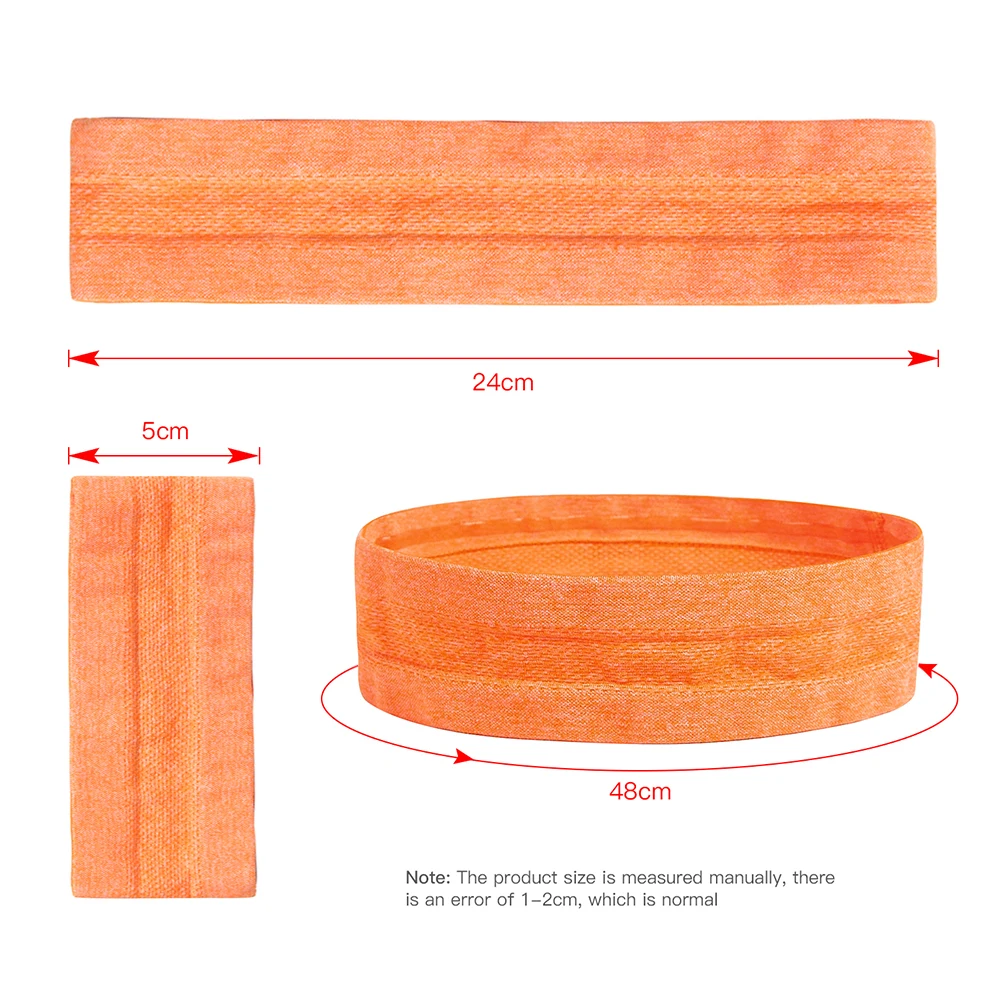 

Bike Headwear Running Fitness Hairband Outdoor Sports Headband Yoga Indoor Fitness Sweatband Head Wrap for Men Women