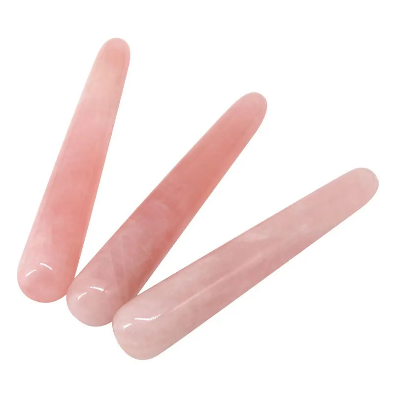 

Rose Pink Quartz Jade Massage Facial Stone Face Massager Tool Anti-aging SPA Gua Sha Face Massage Tool Accessories