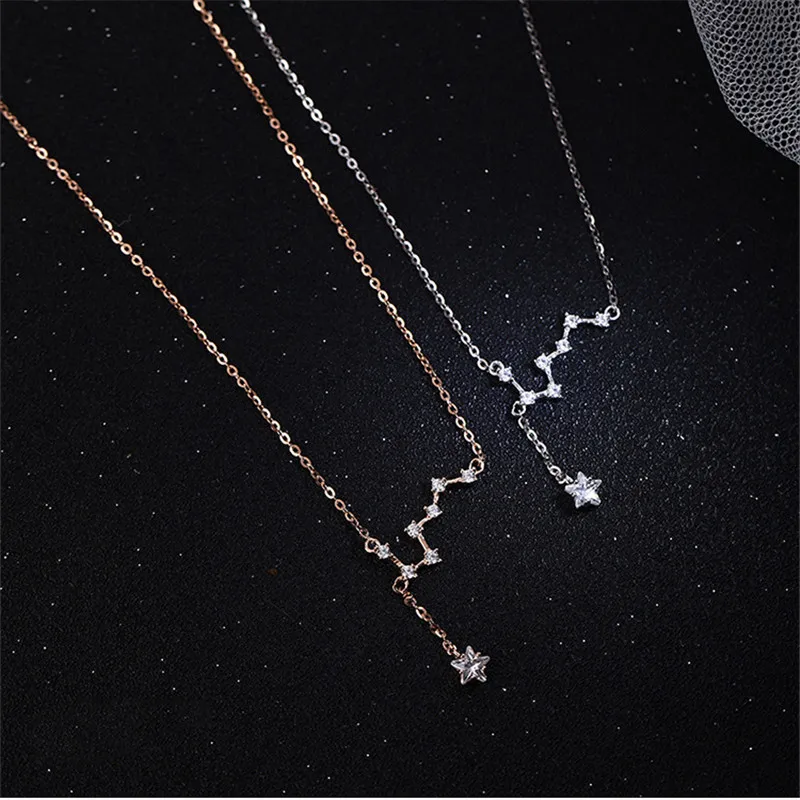 Цепочка из стерлингового серебра 925 пробы с подвеской в виде звезды