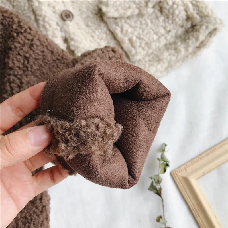 WLG/зимние плотные куртки для мальчиков и девочек Детские Бежевые Коричневые