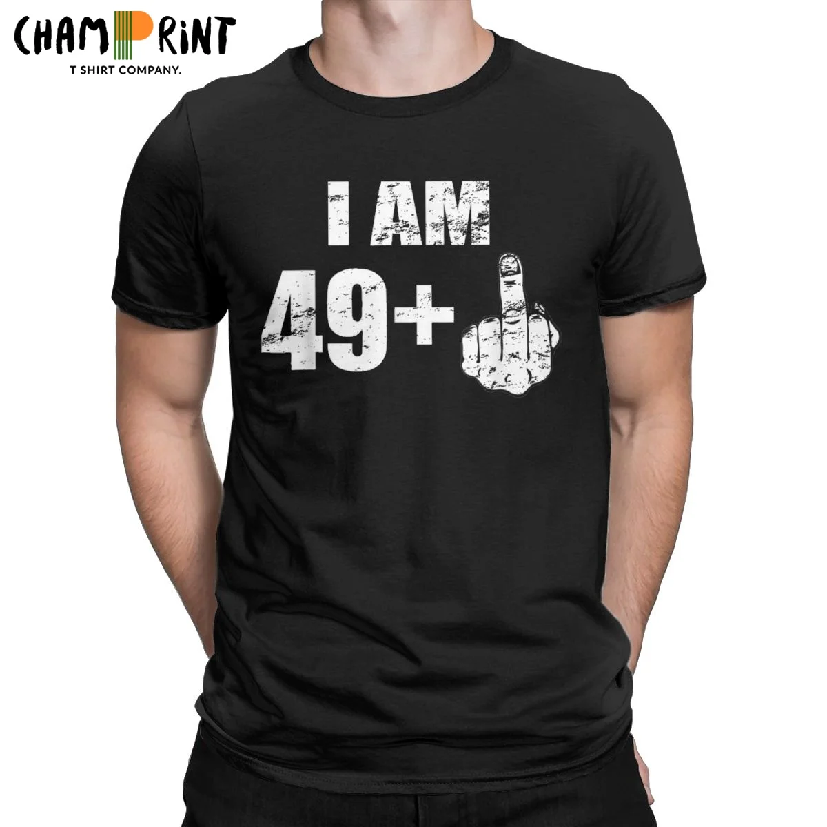 

Футболка мужская смешная, 100% хлопок, с принтом «I Am 49»