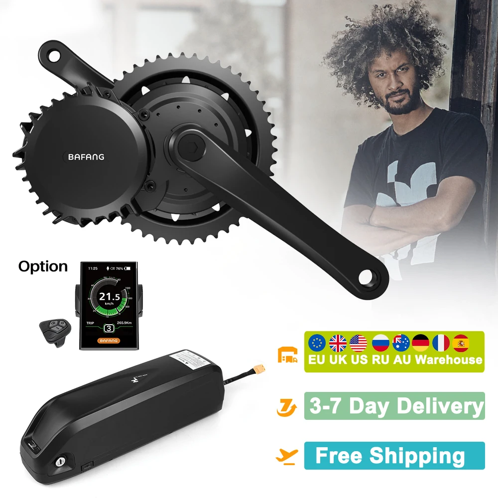 BAFANG BBSHD BBS02B 1000W 750W 500W фара для электровелосипеда в двигатель ЖК дисплей спидометра