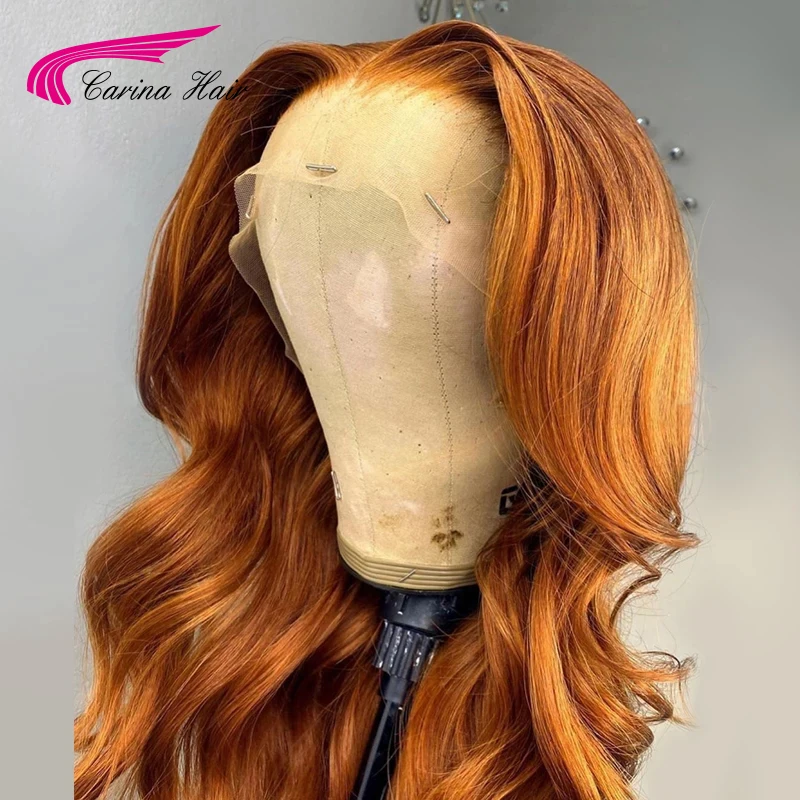 Человеческие волосы спереди парики с детскими волосами Remy 13*4/13*6 волнистые