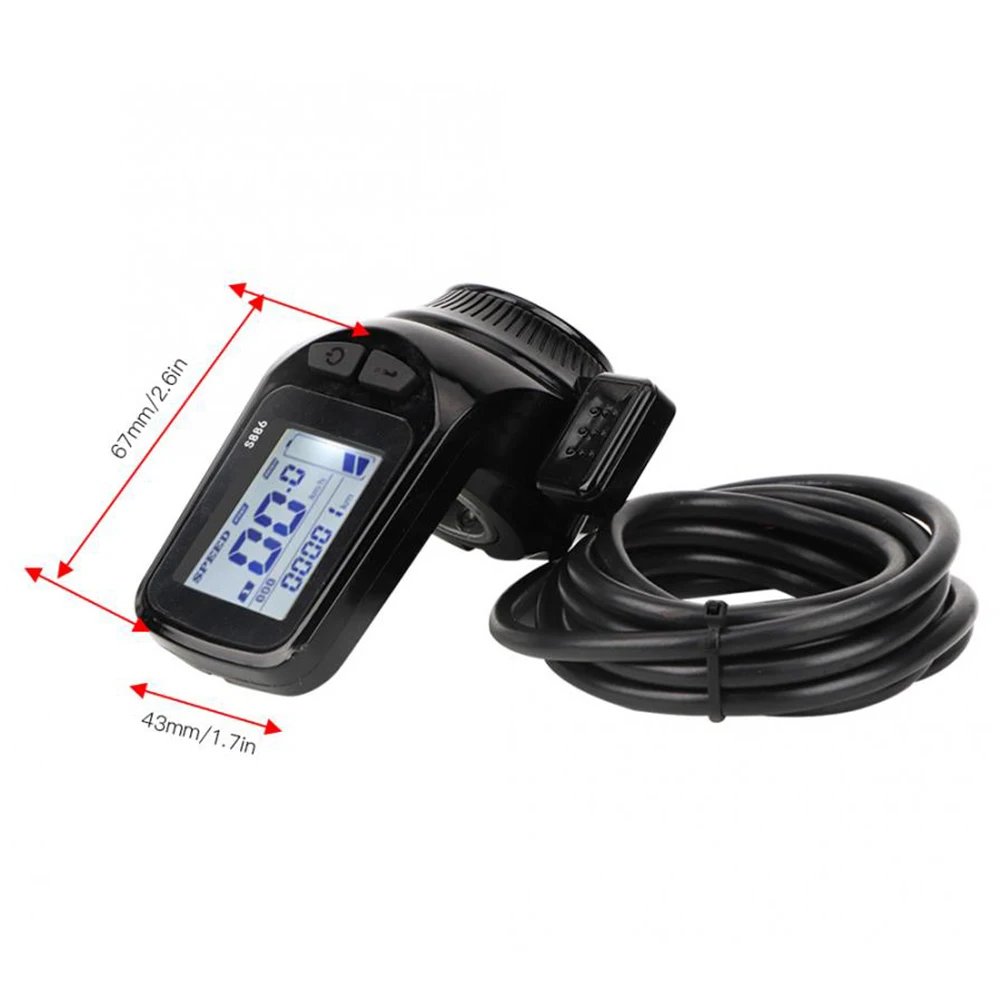 

Speedometer24/36/48V 350W Electric Scooter Motor Controller LCD Display Thumb Throttle Kit Scooter accessories easy to install