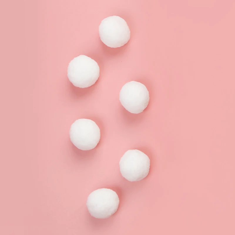 Красочный надувной игрушка для кошки в виде шара ручной работы плюшевый белый