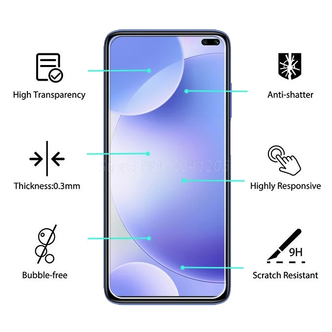 2-1PCS 9D Protective Phone Film For Xiaomi Redmi K30i Screen Protector RedmiK30 Pro Zoom Glass on Vidrio Templado Redmi Note 9S