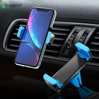 Автомобильный держатель для телефона iPhone 11, автомобильный держатель с креплением на вентиляционное отверстие для мобильного телефона Xiaomi Mi Note 10 Pro, 360 градусов, подставка для телефона в автомобиле