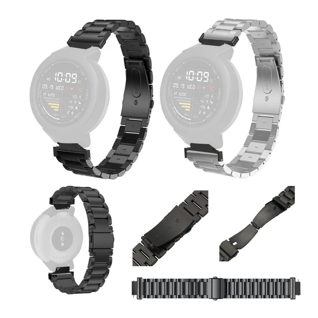 Ouhaobin ремешок для часов Huami Amazfit Verge Youth из нержавеющей стали сменный 20 мм |