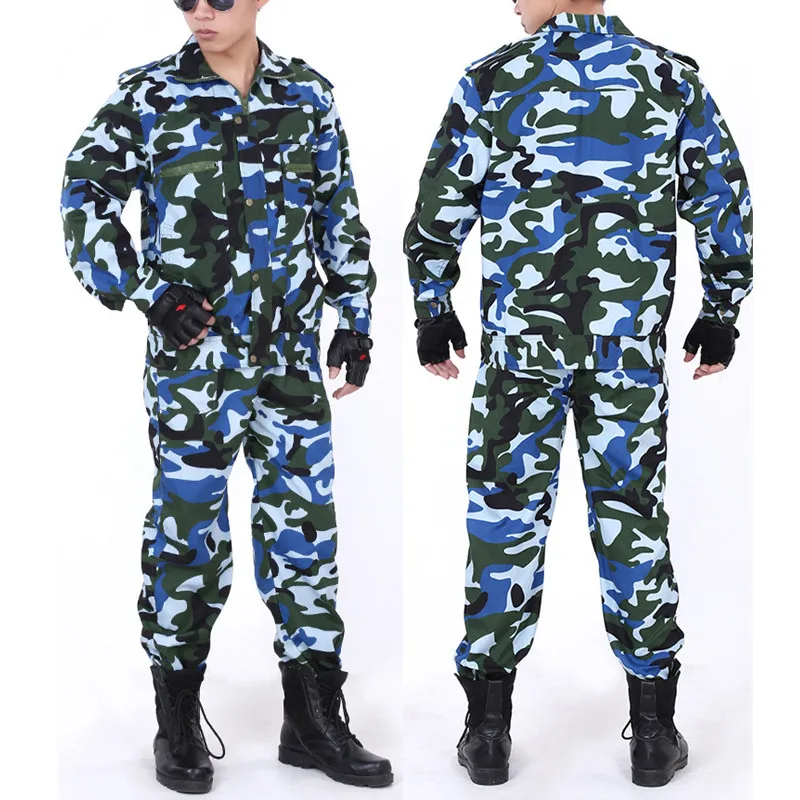 

Man Soldier Army Suit Military Uniform Costumes Security Work Wear Tactical Combat Hunting Clothing Set High Quality