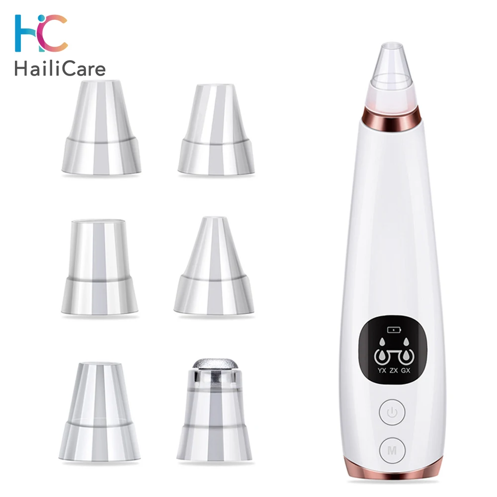 Очиститель пор кожи черная головка для удаления электрической лица вакуумный