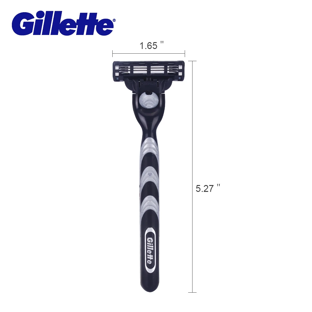 Gillette Mach 3 турбо бритвенные лезвия бритвы безопасные 4 шт./лот для мужчин слоя