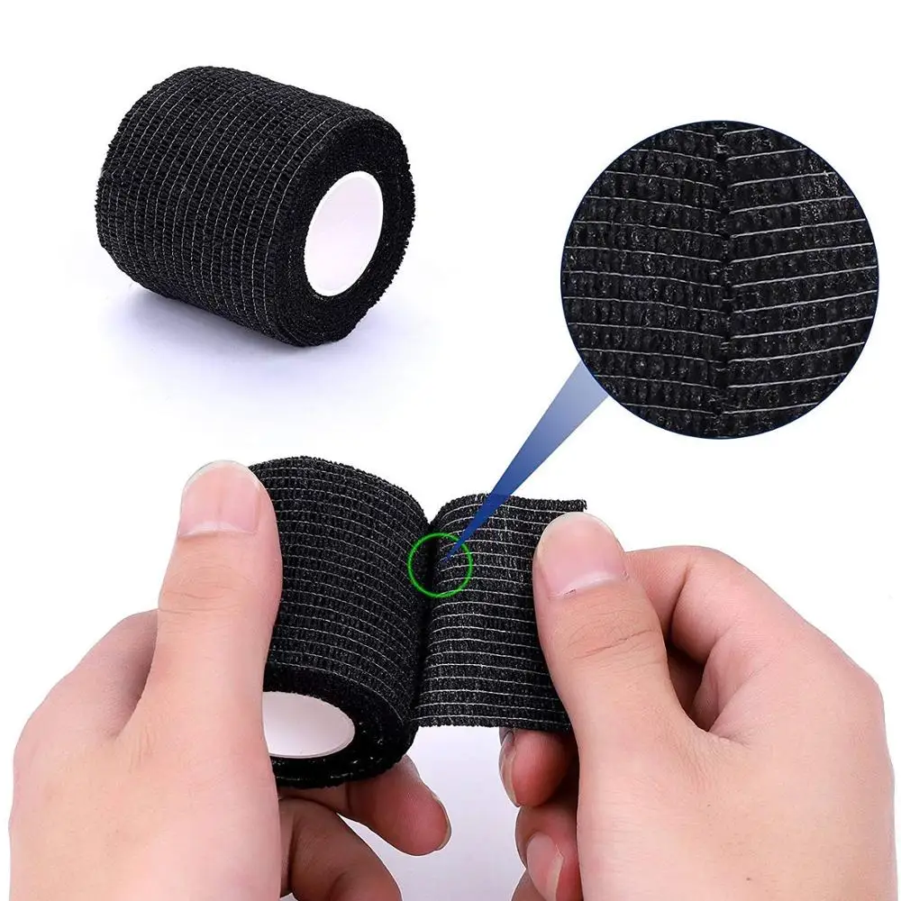 24/12/6/4pcs Tattoo Grip Bandage Cover Wraps Tapes Nonwoven Waterproof Self Adhesive Finger Wrist Protection Tattoo Accessories
