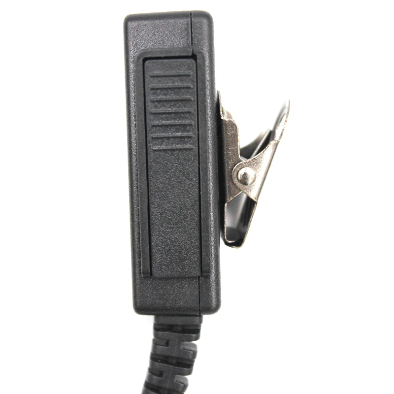 2 Pins D Ring Earpiece Walkie Talkie Headset PTT for Kenwood Puxing Wouxun Baofeng ​UV-5R/5RA/5RA+ Quansheng HYT Two Way Radio