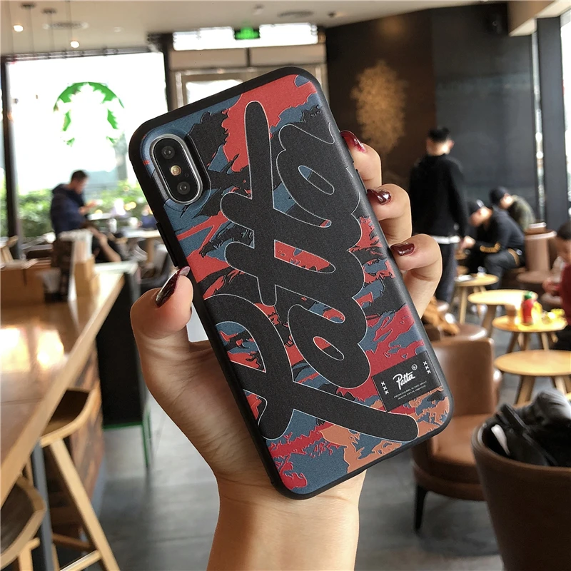 Модный уличный бренд Нидерланды Патта Мягкий силиконовый чехол для iphone 12 11 Pro X XS XR