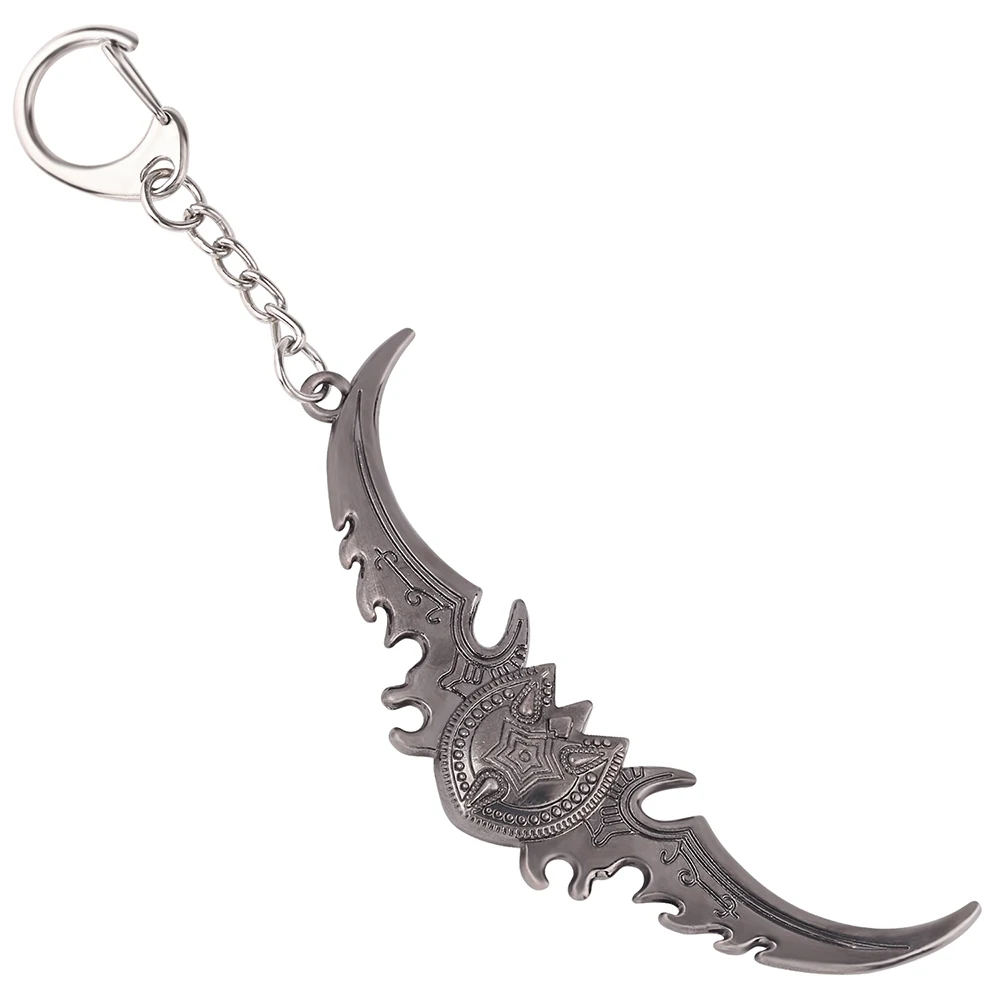 Игры World of WarCrafts брелок король-Лих Frostmourne меч топор-Нож Оружие кинжал металлические фигурки брелок ювелирные изделия для фанатов - Цвет: World of Warcraft 1