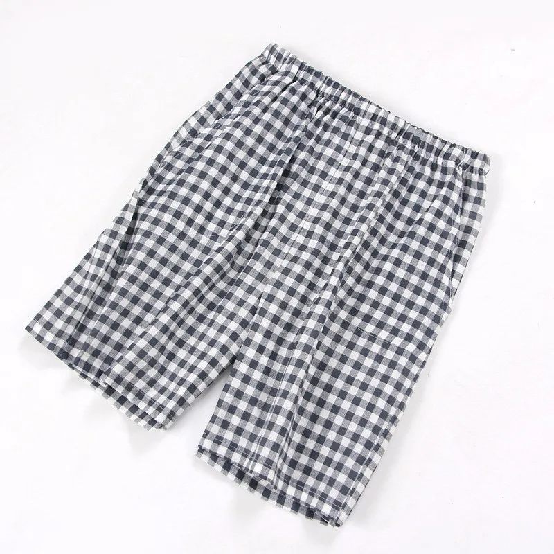 Летние Новые мужские хлопковые домашние брюки с пятью точками шорты двойные