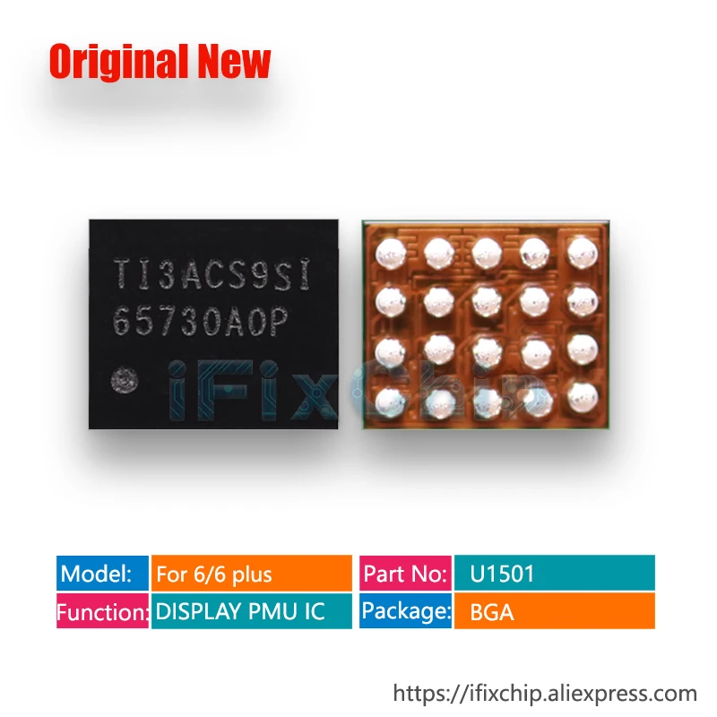 

ЖК-дисплей PMU IC TPS65730A0PYFF u373, 20pin, 25 шт./лот, для iphone 6/6/5C/65730 plus/6S/6S plus/7/ 6 plus/u3 U1501 U4000