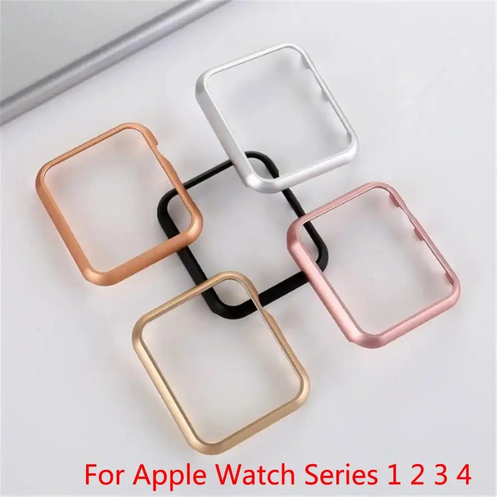 Чехол для часов Apple Watch 3 2 1 защитный чехол iWatch 5 4 44 мм 40 38 42 металлический |
