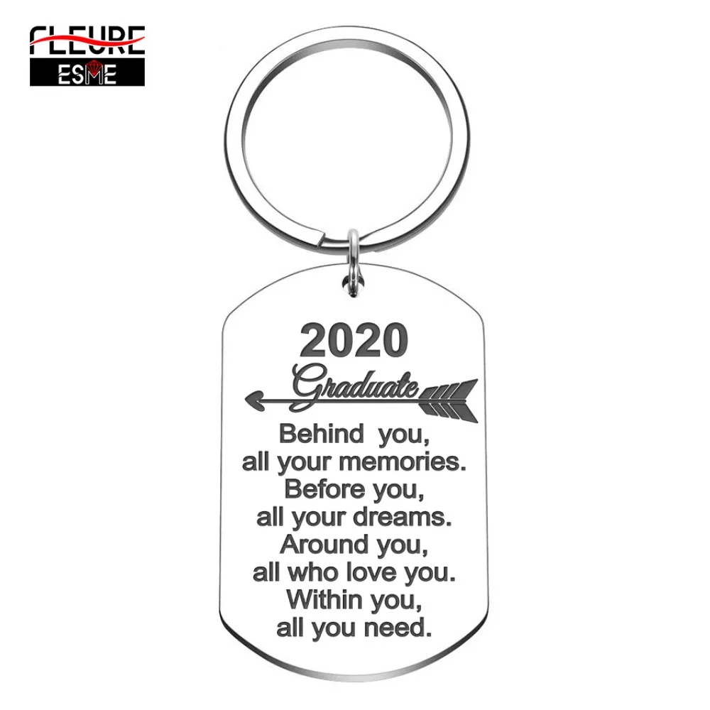 2020 подарок на выпускной для него вдохновляющий брелок подарки женщин мужчин