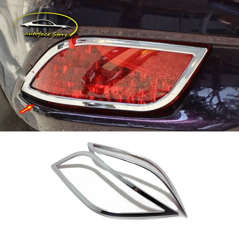 For Toyota Vios/Yaris sedan 2014 2015 2016 Car Styling Accessories ABS Chrome rear fog lampshade Cover Trim | Автомобили и