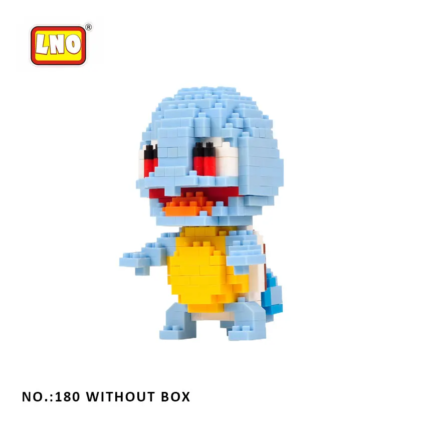 180 without box LNO строительные блоки, игрушки, аниме покебол, фигурки Пикачу, мини-блоки для детей и взрослых, строительные блоки, мини-карманные игрушки монстра для детей - Цвет: 180 without box