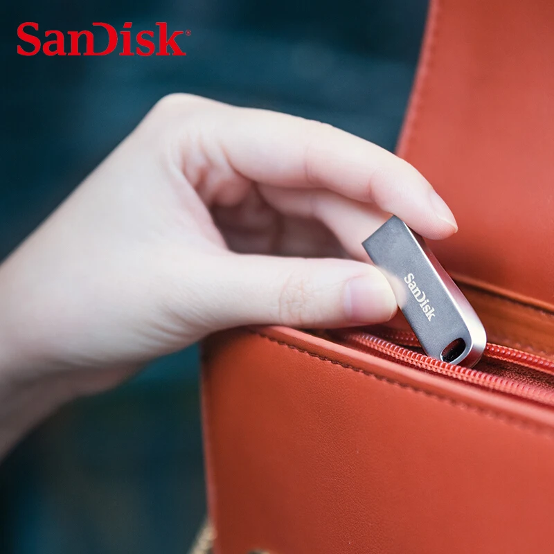 Двойной Флеш накопитель SanDisk USB флэш память Drive128GB до 150 МБ/с. скорость чтения флеш