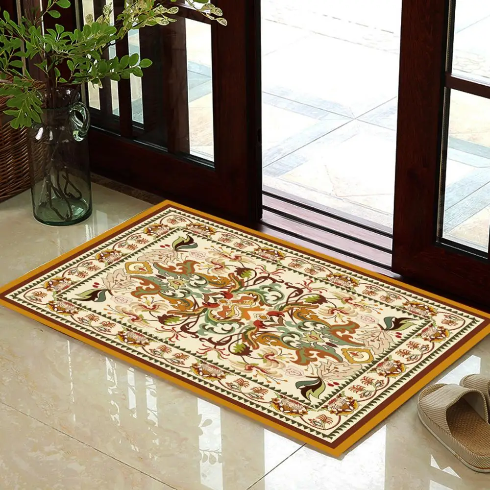 Модный комнатный напольный коврик для входа декоративный прикроватной зоны