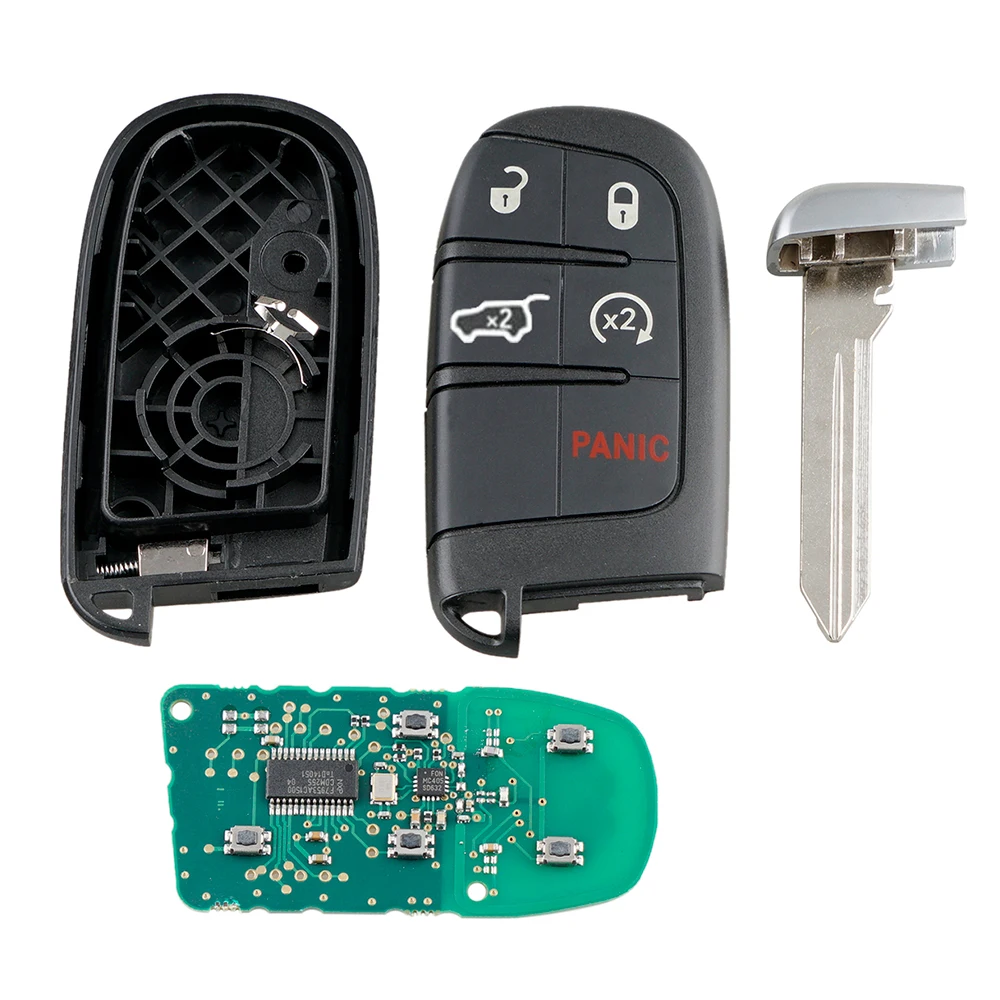 Новинка 433 мгц 5 кнопок портативный дистанционный ключ брелок от машины с чипом