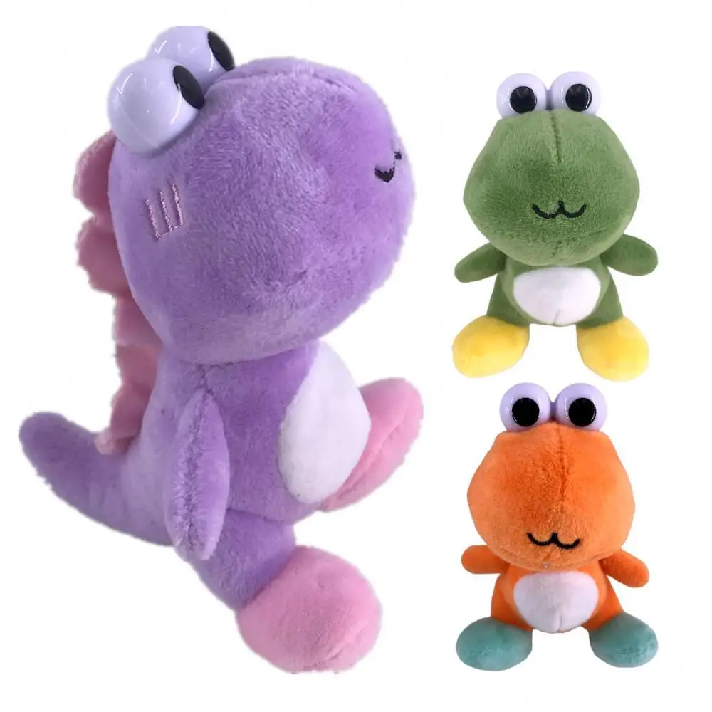 

12 см 3 цвета креативный милый плюшевый динозавр Форма Мягкая кукла животные кулон брелок украшение кольцо