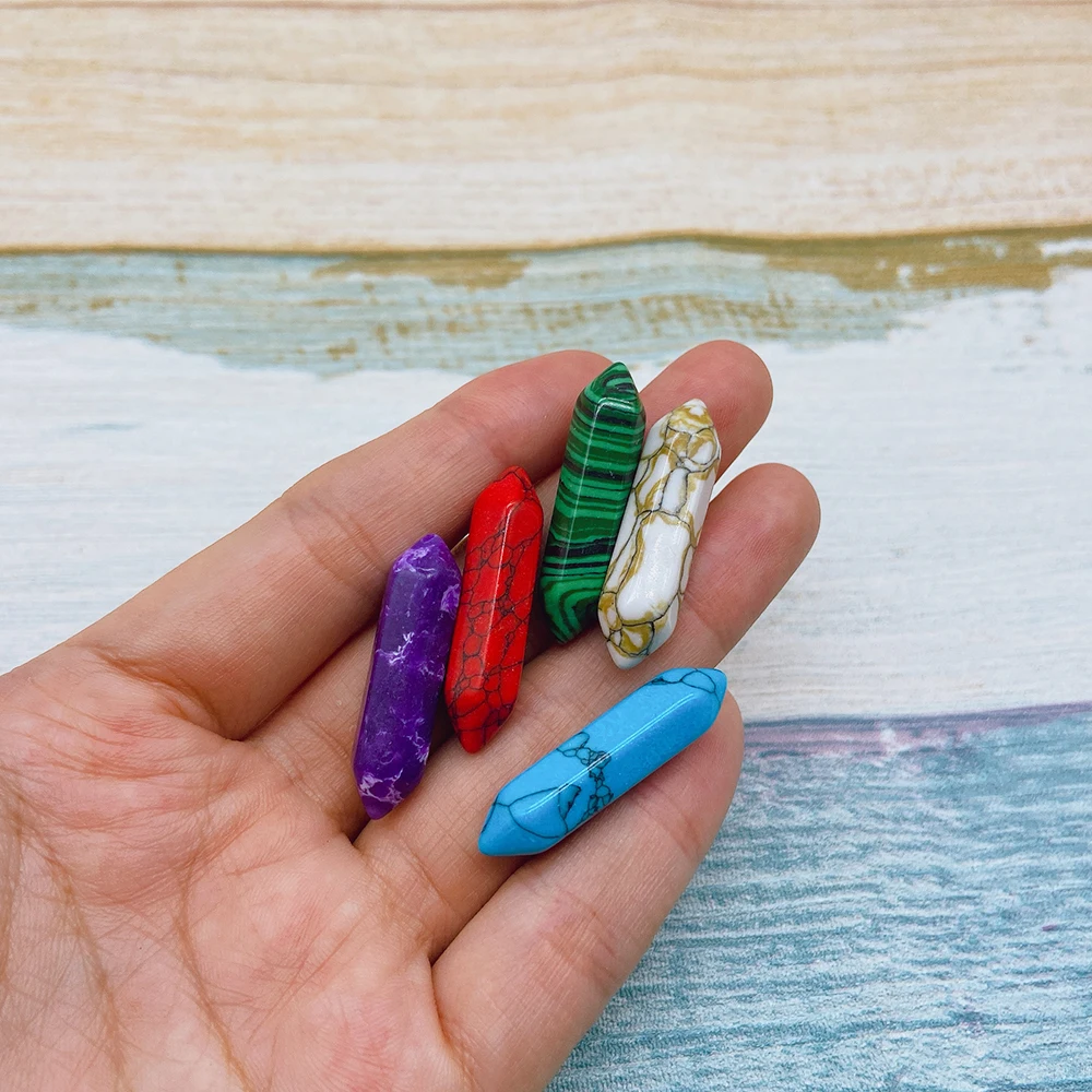 Натуральные кристаллы 1 шт. точечная колонна 20 цветов аметист опал искусственные