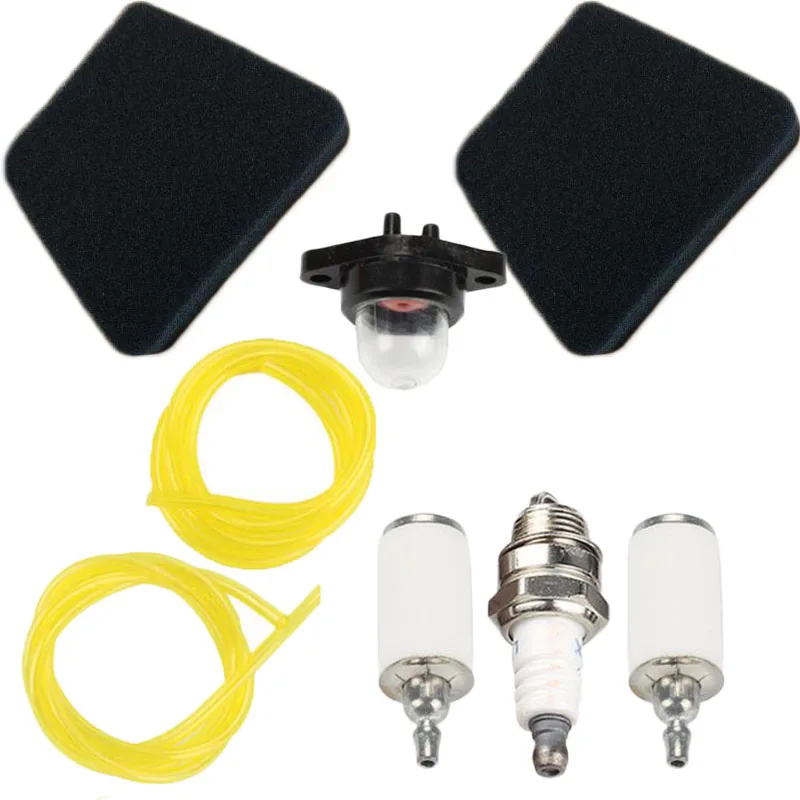 

Air Filter Primer Bulb Spark Plug Fit For Poulan 1950 2050 2150 2375 530037793