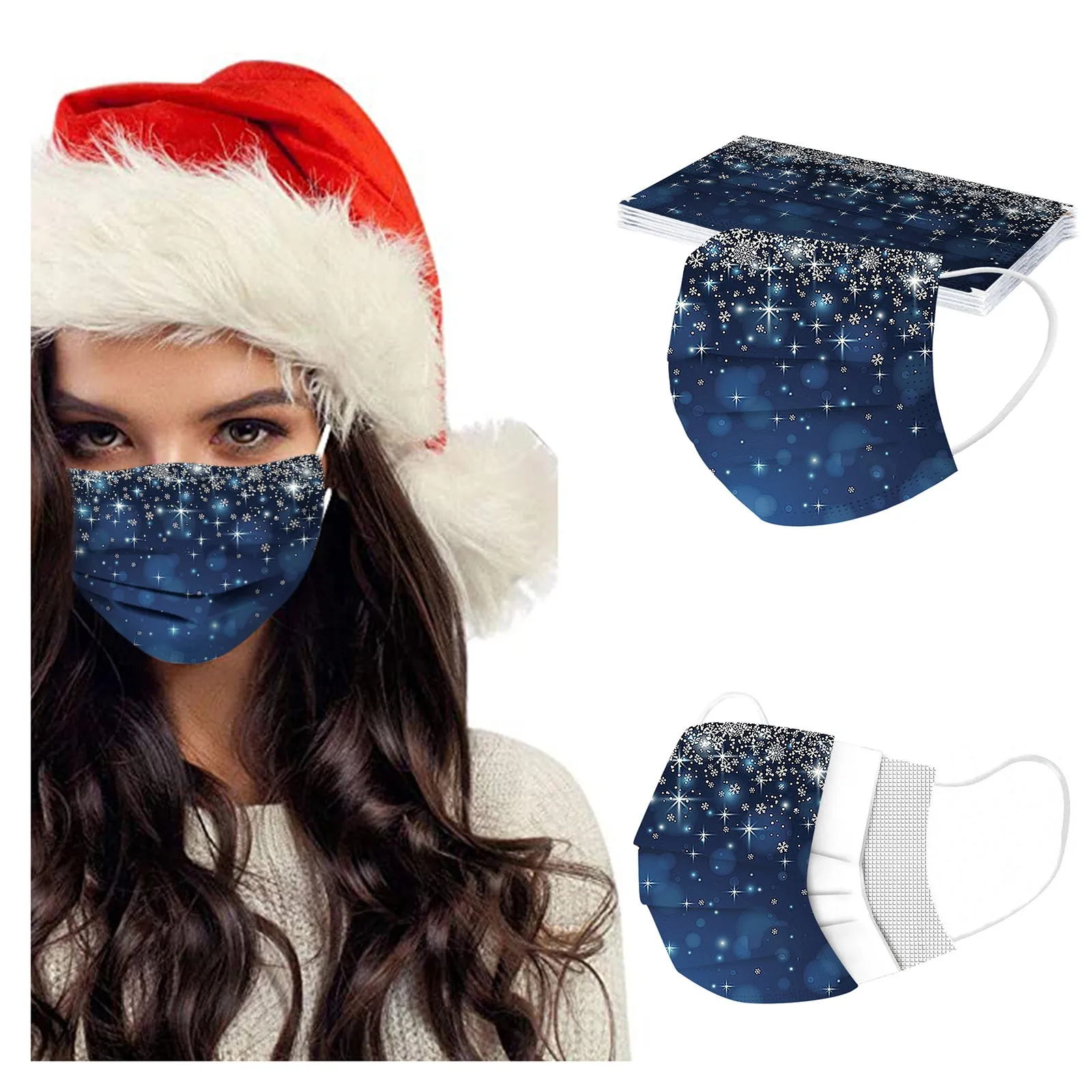 10 шт. одноразовые маски для лица с рисунком | Тематическая одежда и униформа