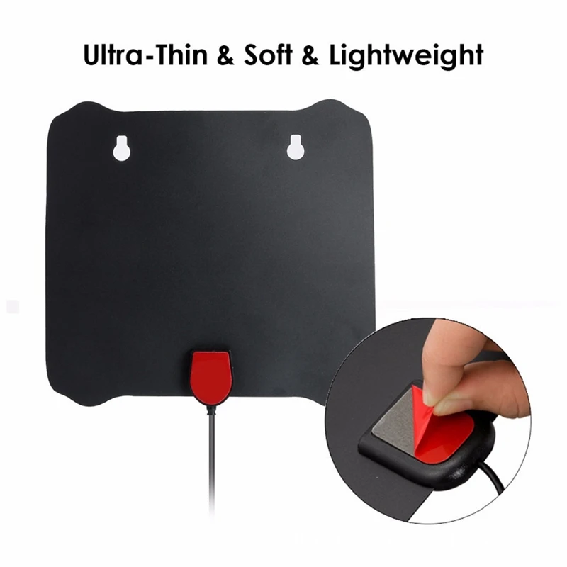 

TV Antenna 25DB 4K HDTV Indoor Digital Antenna Perforated Panel with Amplifier TV Aerial