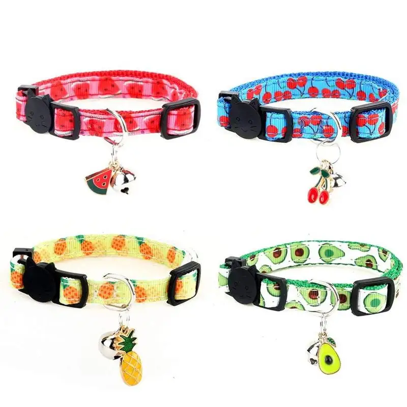 Ошейник для кошек с колокольчиком безопасный Регулируемый ошейник милыми