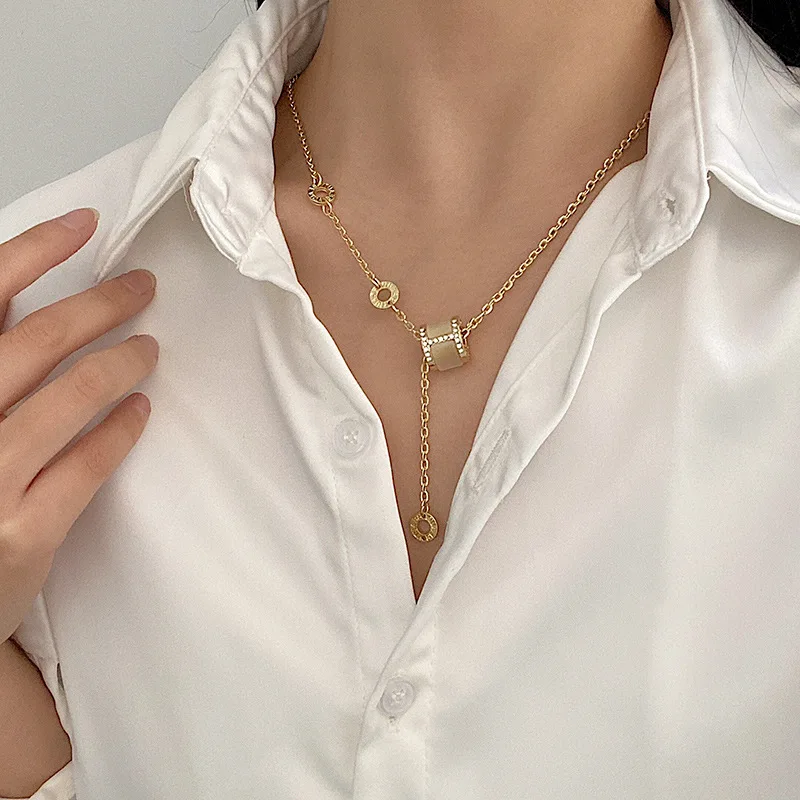 

Accessories necklace Women's stainless steel necklace choker necklace Wholesale Luxury woman jewelry choker necklace