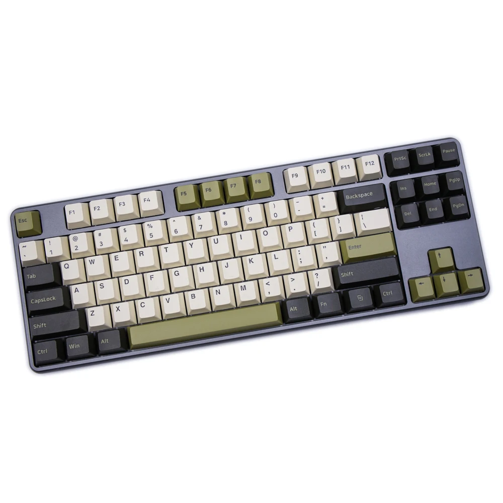 G-MKY 160 KEYS Cherry Profile Keycap Olive DOUBLE SHOT Thick PBT Keycaps FOR MX Switch Mechanical Keyboard