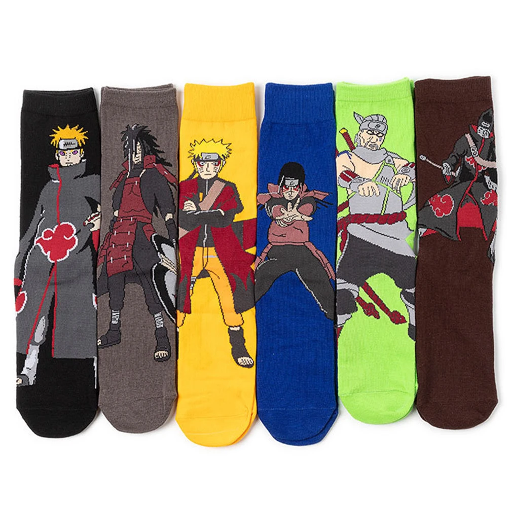 

Anime Cosplay Socks Pein Senju Hashirama Uchiha Madara Cartoon Men Women Comfort Stitching Cotton Winter Socks