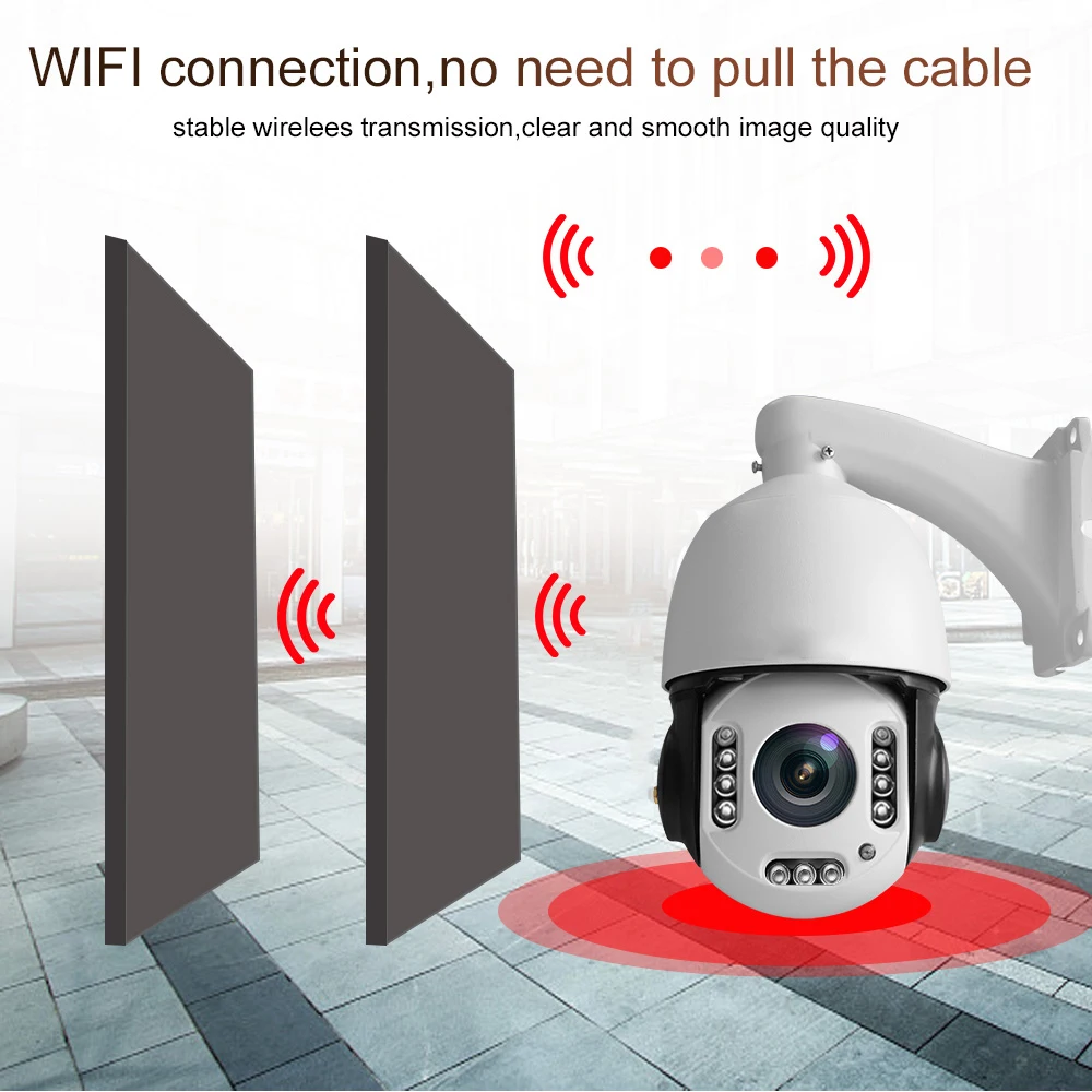 IMPORX 5MP wifi Автоматическая отслеживающая ip-камера 20X оптический зум слежение за человеком высокоскоростная купольная ip-камера 2592x1944 PTZ сетевая камера s