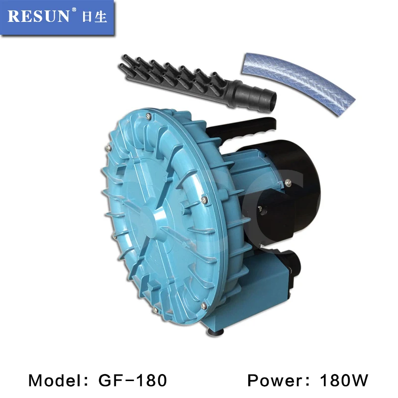 RESUN GF180C GF180 180W высокого давления вихревой вентилятор средний аквариум для рыбок