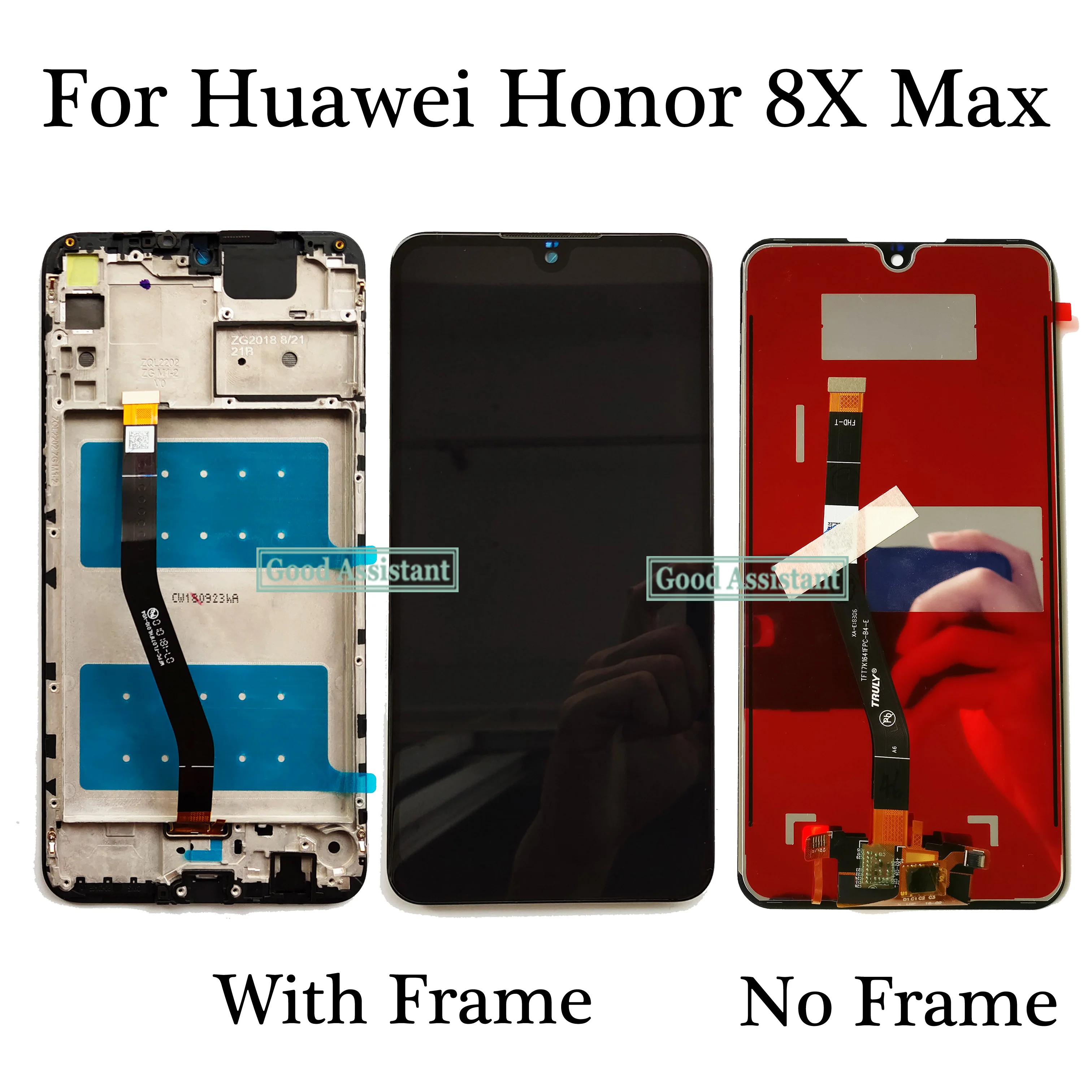 ЖК дисплей с рамкой 7 12 дюйма для Huawei Honor 8X Max сенсорный экран дигитайзером в сборе