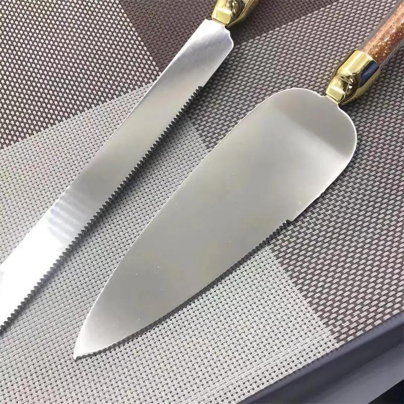 Набор серверов для свадебного торта роскошные стаканы из золотой фольги и бумаги