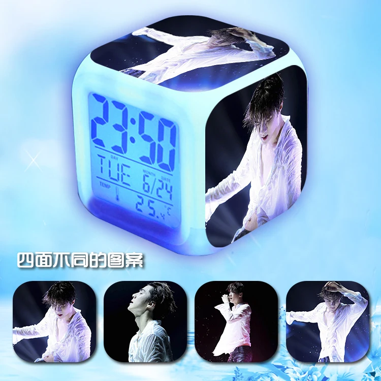

Wu Shixun, Lu Han, Zhang Yixing, Bian Boxian, Park Chanyeol, тихий будильник, звезда рядом с украшением для стола