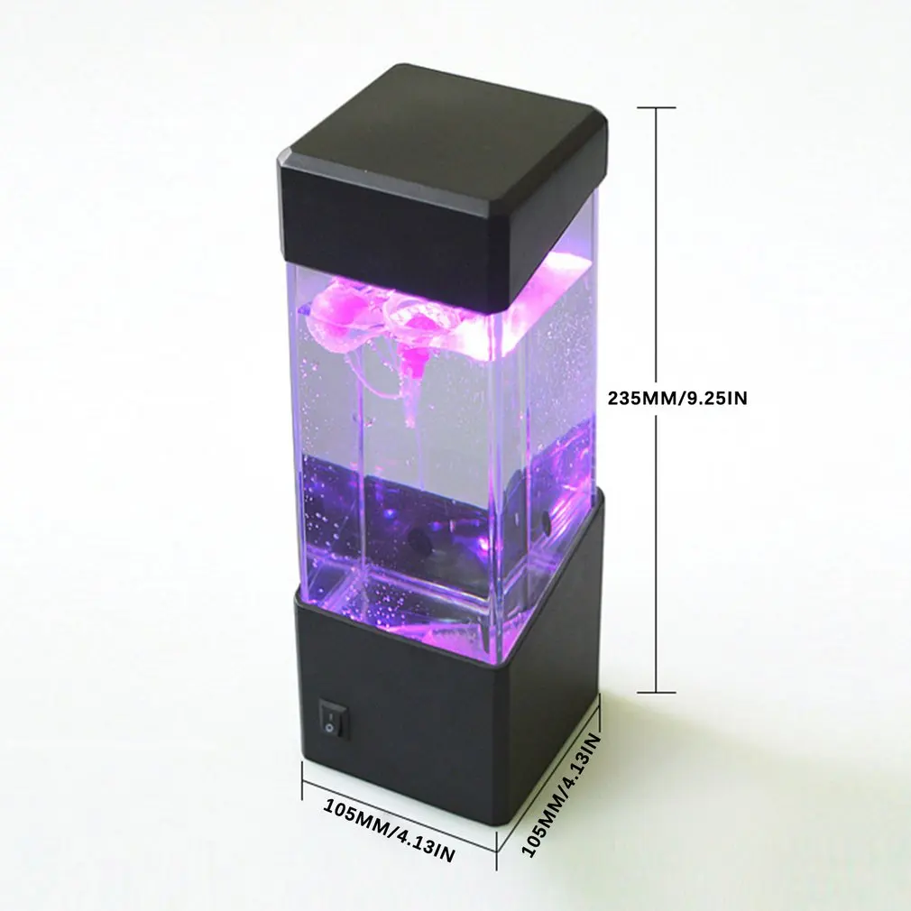 

LED Jellyfish Lamp Bedside Night Light Color Changing Jellyfish Tank Led Aquarium Lamp Relaxing Mood Lights Kids Gift