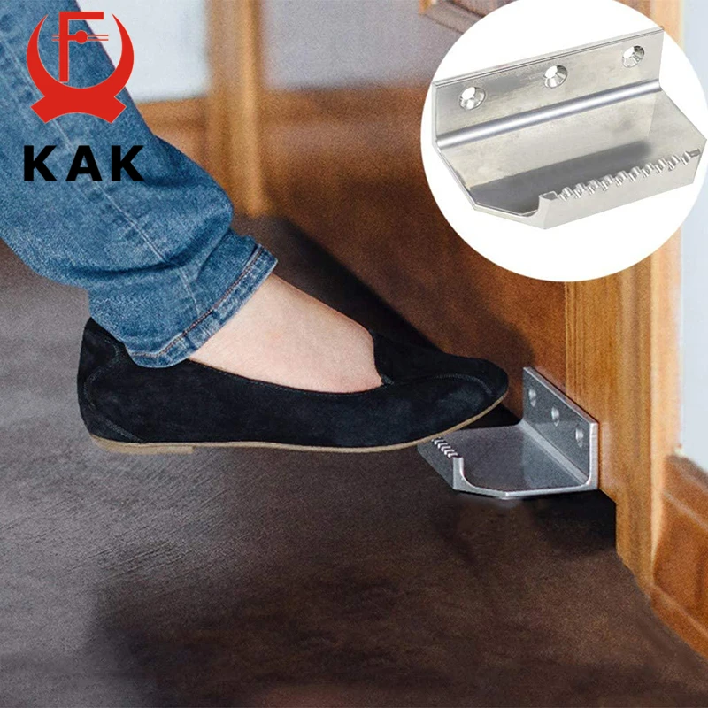 

KAK Door Opener No Touch Open Door Hands-free Door Pull Avoid Contact Convenient Foot Door Opener Foot Pedal Handle Hardware