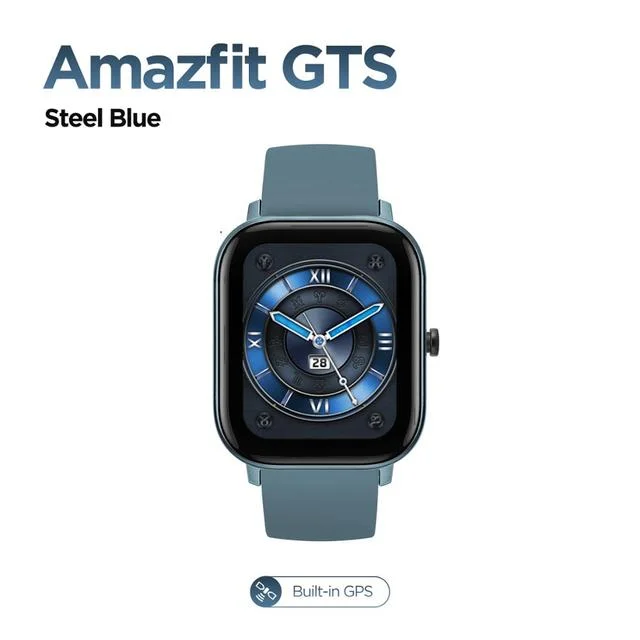 

100% Оригинальные умные часы Amazfit GTS GPS для плавания, водонепроницаемость 5 АТМ, батарея 14 дней