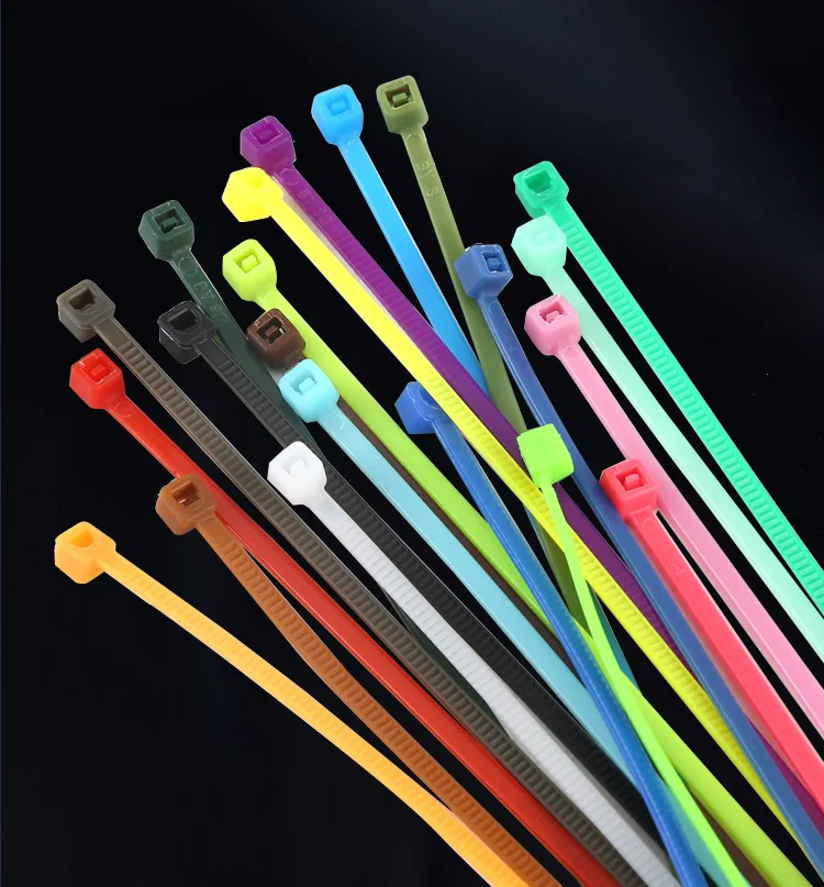 Нейлоновые зажимы для кабелей самофиксирующиеся пластиковые нейлоновые с