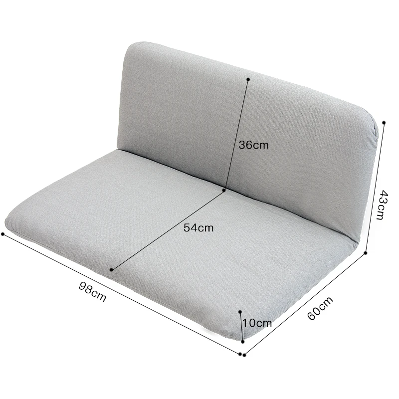 

Double Folded Floor Sofa Bed free Adjustable Sofa Plaid Japanese Furniture Living Room Reclining Chair cover removable